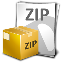 256x256 Zip Icon