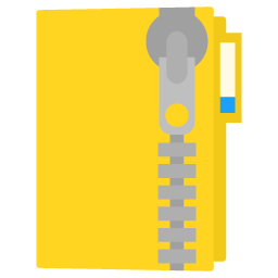 256x256 Zip And Folder Icons, Zip, Archive Icons, Rar Files, Winrar