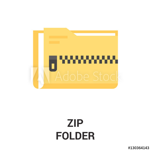 500x500 Zip Folder Icon