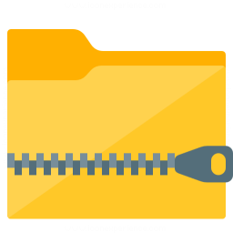 256x256 Iconexperience G Collection Folder Zip Icon