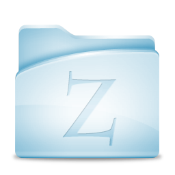 256x256 Zip Icon Sky Folder Icon Sets Icon Ninja