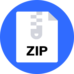 256x256 Zip Icon Flat