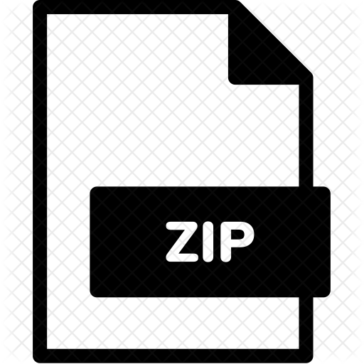 512x512 Zip Icon Of Glyph Style