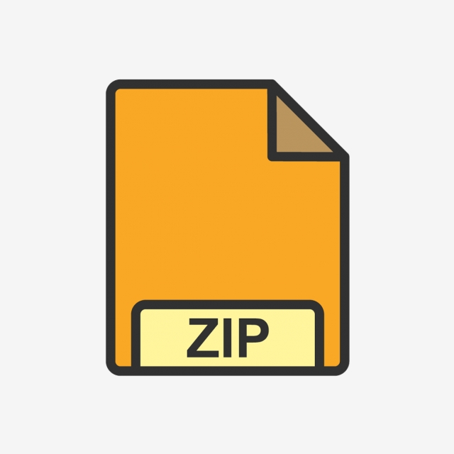 640x640 Vector Zip Icon, File, Format, Format Png And Vector
