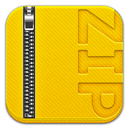 256x256 Zip Icon