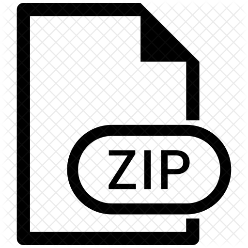 512x512 Zip Icon Of Line Style