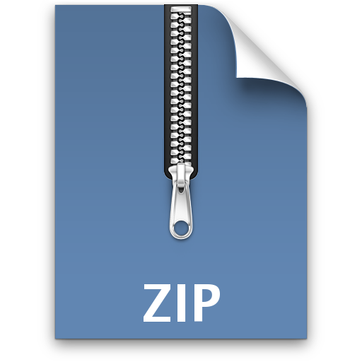 512x512 Zip Save Icon Format
