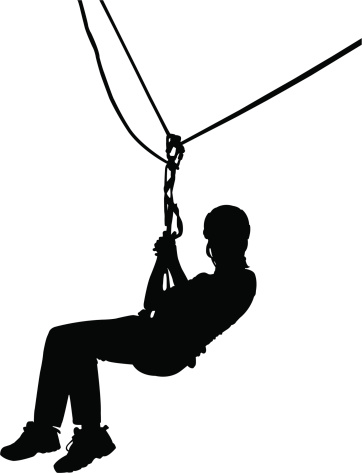 362x473 Zipline Clipart