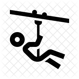 256x256 Zipline Icon Of Line Style
