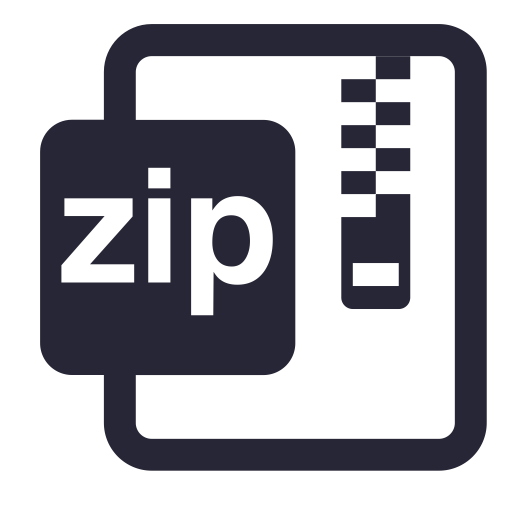 512x512 Zip, Zipper Icon Png And Vector For Free Download