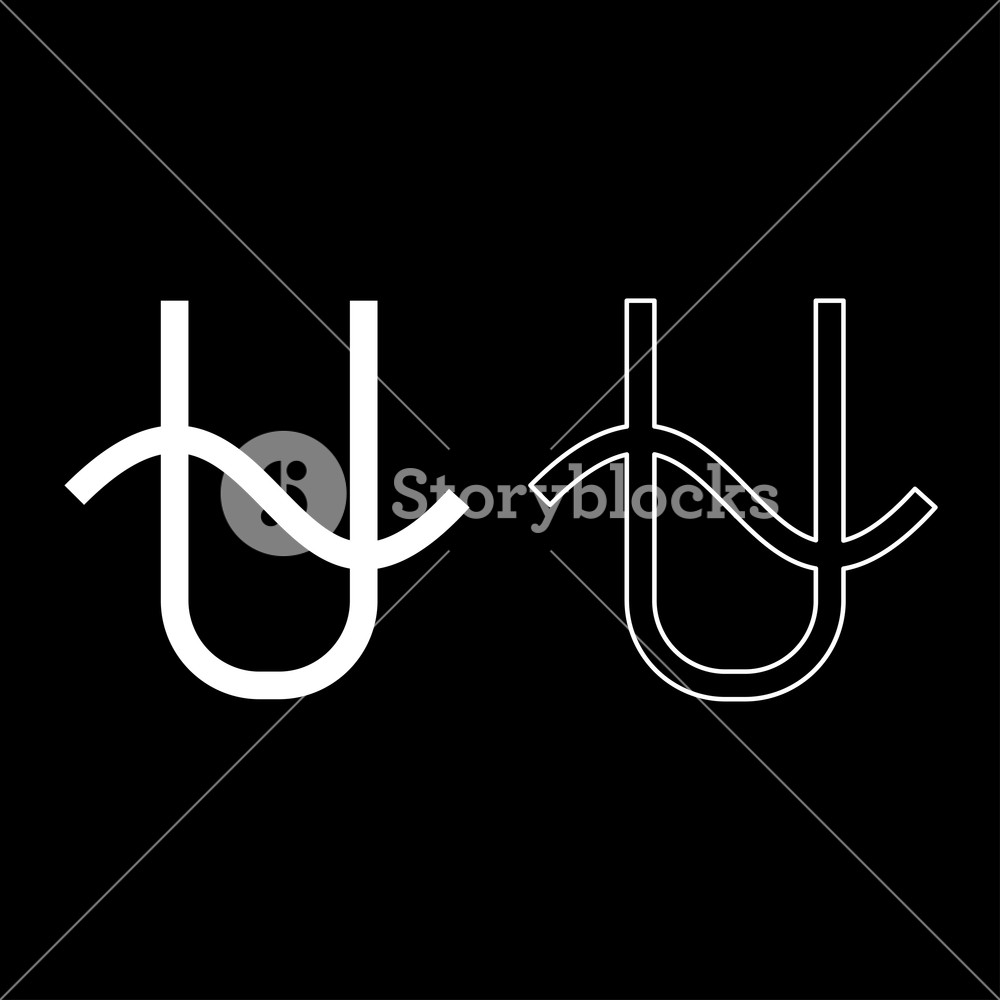 1000x1000 Ophiucus Symbol Zodiac Icon Set White Color Vector Illustration