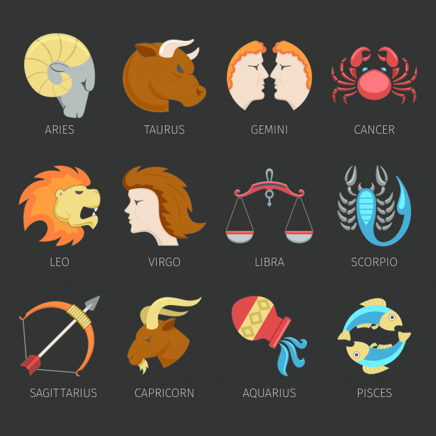 626x626 Zodiac Icons Set Vector Free Download