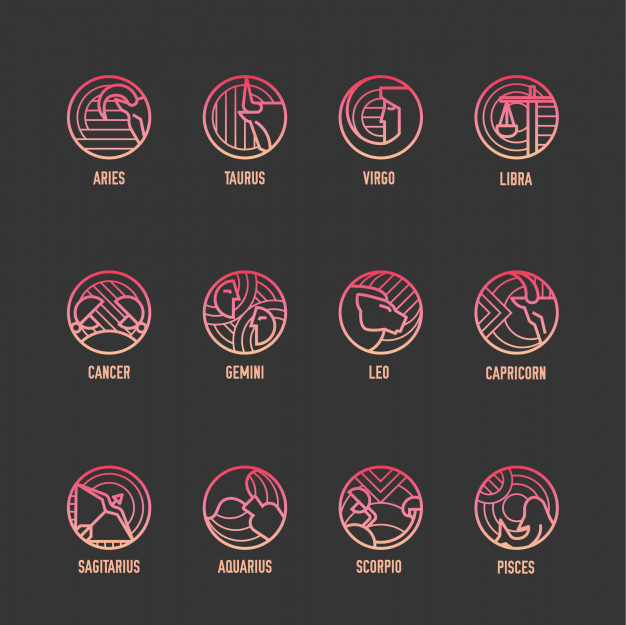 626x625 Glyph Zodiac Icon Vector Premium Download