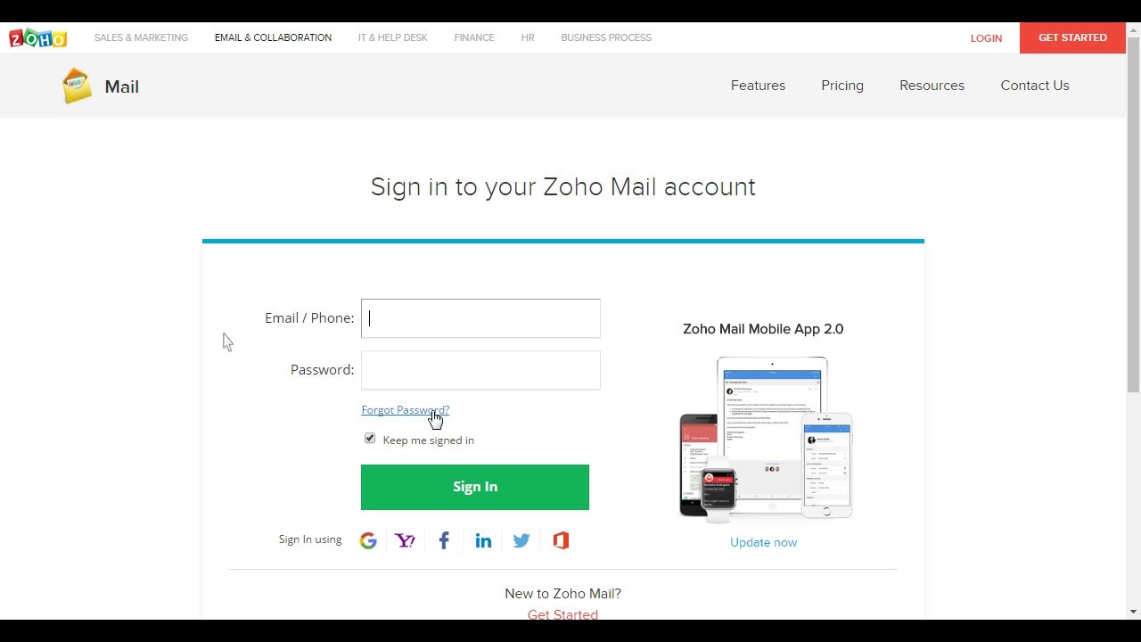 1280x720 Zoho Mail Login Zoho Webmail Login Online Cues