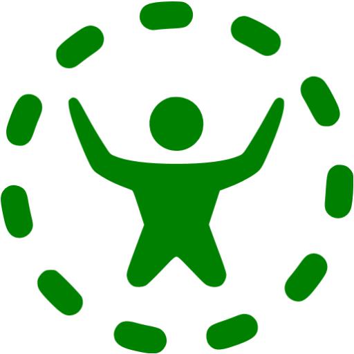 512x512 Green Drop Zone Icon