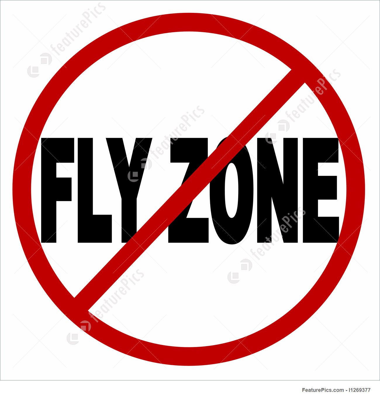 1300x1360 No Fly Zone Icon Stock Illustration
