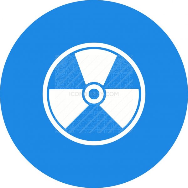 600x600 Danger Zone Flat Round Icon