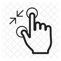 256x256 Tap And Zoom Icon Of Line Style