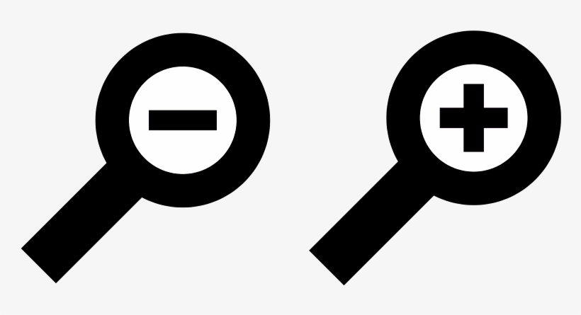 820x445 This Graphics Is Simple Zoom Icons About Icons, Magnifying