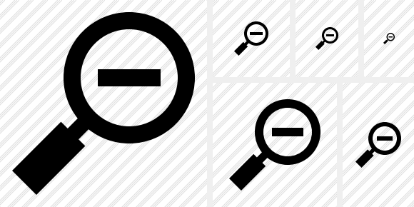 580x290 Zoom Out Icon Symbol Black Professional Stock Icon And Free Sets