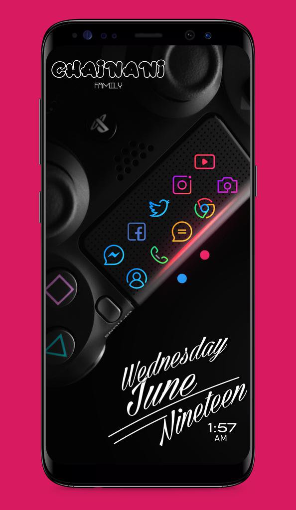 594x1024 My Current Set Up Linex Icon Pack Linex Wallpaper Zooper