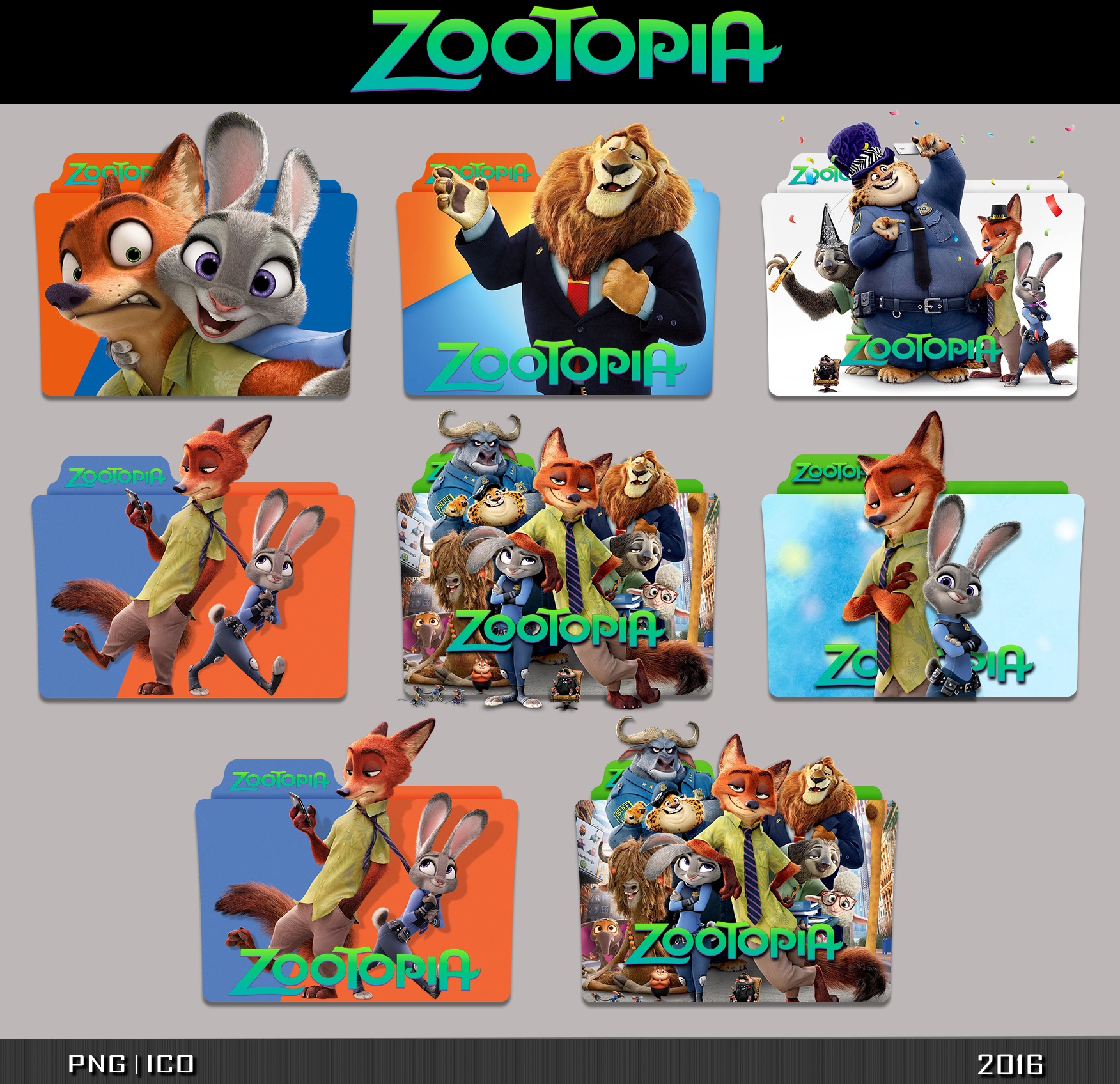 Zootopia Folder Icon 1752x1696 Zootopia Folder Icon