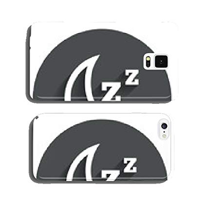 425x425 Sleep Sign Icon Moon With Zzz Button Cell Phone Cover Case