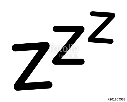 500x402 Sleeping, Zzz Or Slumber Vector Icon For Sleep Apps And Websites
