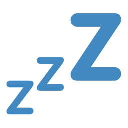 256x256 Zzz, Comic, Sleep, Moodless Icon Of Flat Style